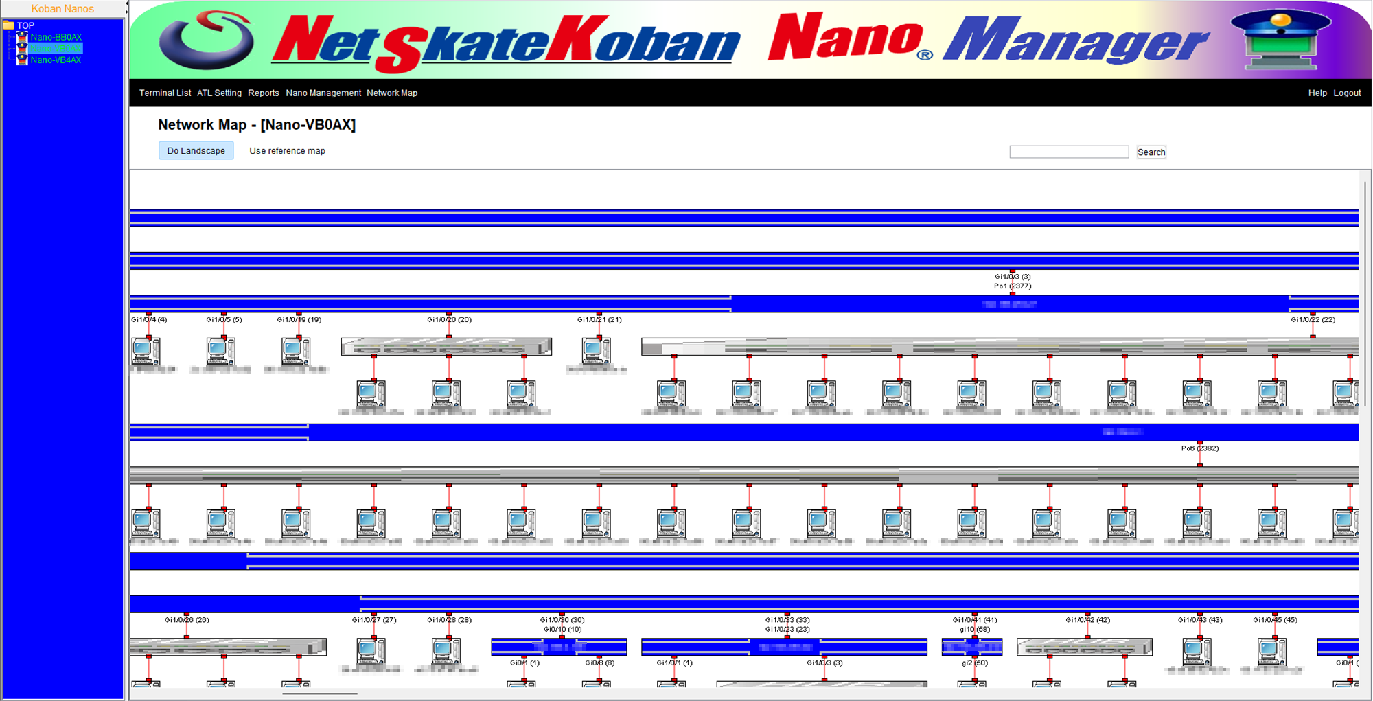Nano Network Map